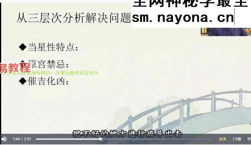 知易而行 东篱老师 九宫飞星风水课、家居布局，环境能量 13集视频课