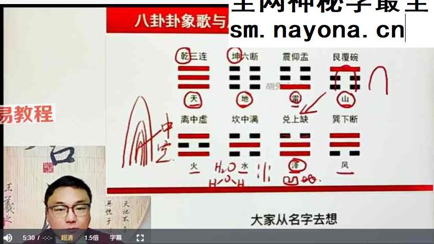 舒涵六爻班108集 视频+课件