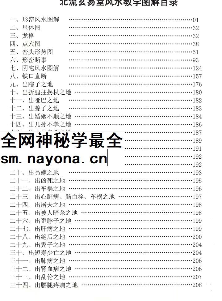 2604210 北流玄易堂风水教学图解《祖传风水图解秘传通书》312页