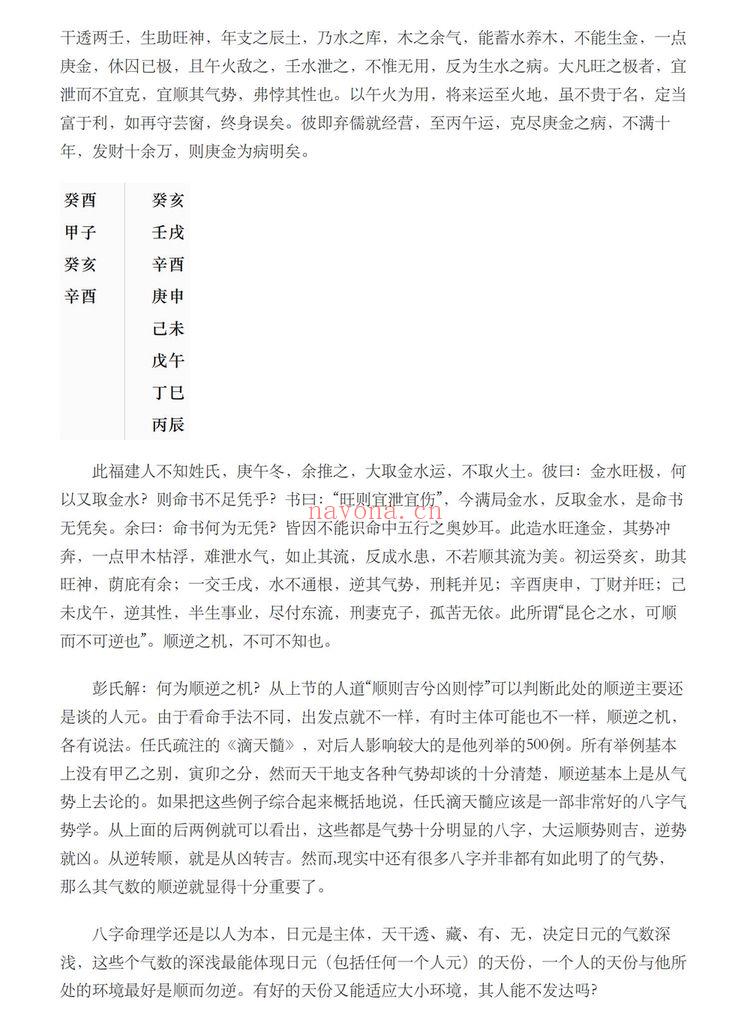《彭氏注解滴天髓》PDF电子书(165页)