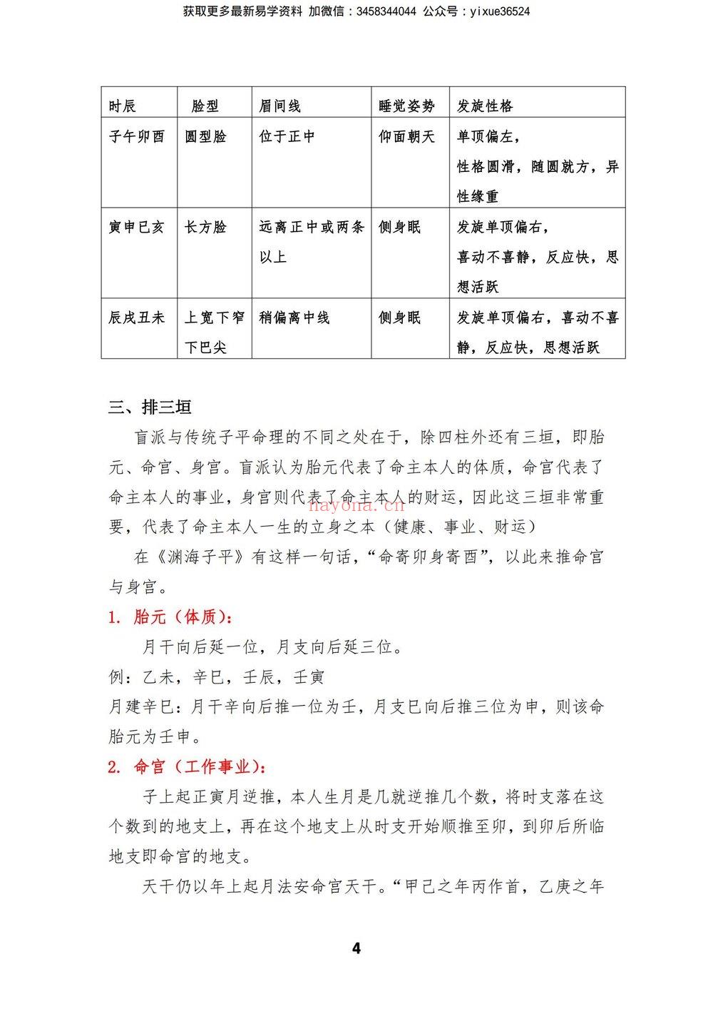 苏国圣《盲派命理2021年高级班＋提高班笔记》（82页） 