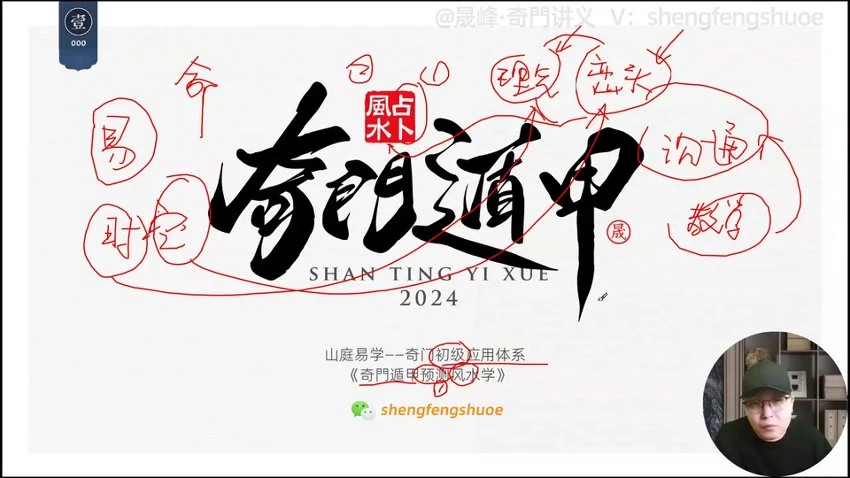晟峰说易《晟峰说易 _ 奇门预测风水学视频》视频13集 