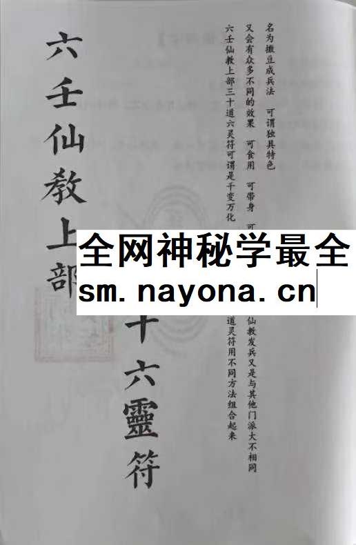 雷州半岛 六壬仙教 雷州坛仙教2册（39页+66页）