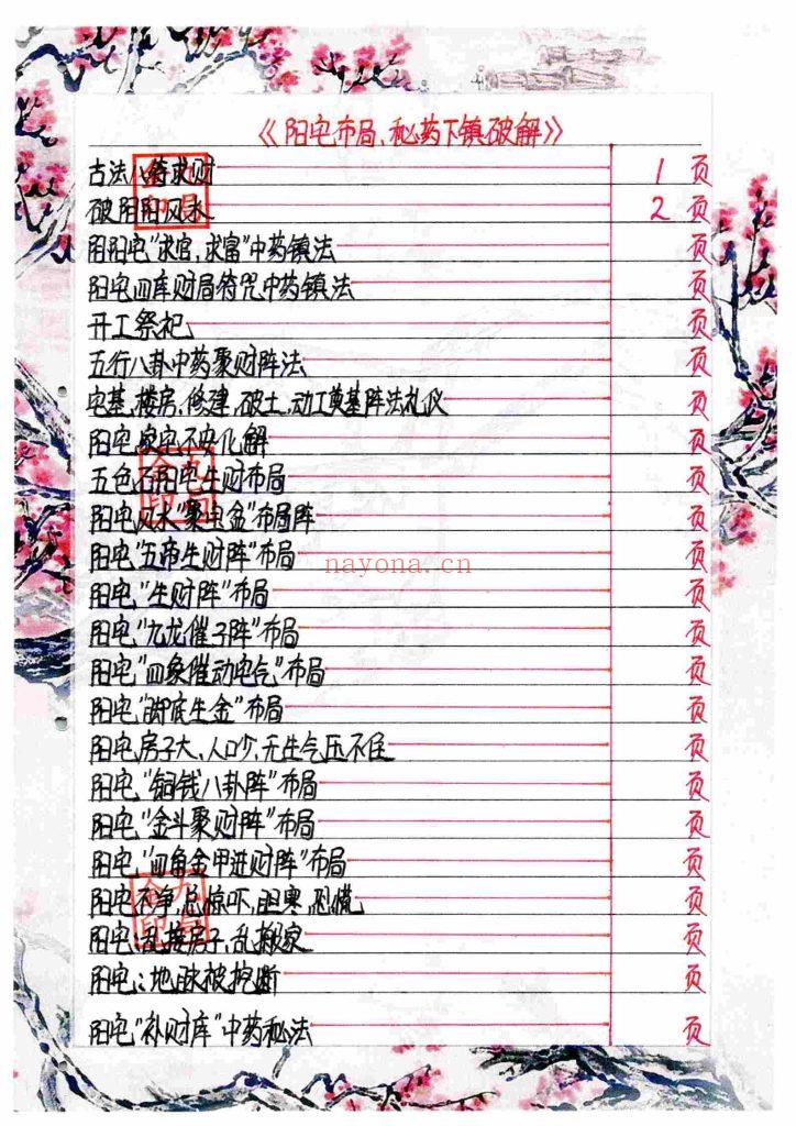 《阳宅布局·秘药下镇破解》10