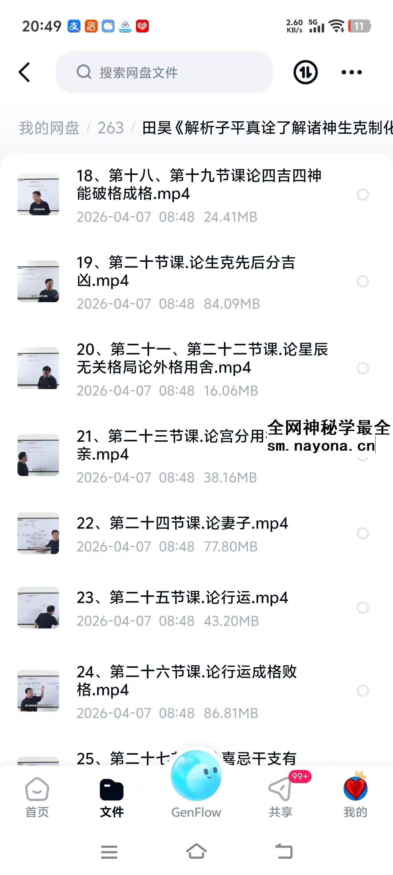 田昊 解析子平真诠了解诸神生克制化 27集 视频