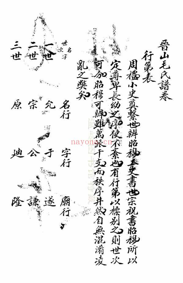 C0827_毛氏_晋山毛氏宗谱_一.pdf[地方藏谱] - A更新