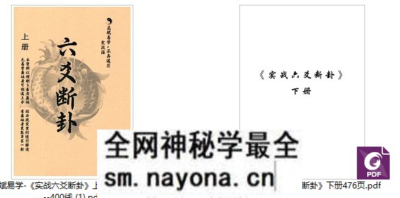 龙斌易学 实战六爻断卦 上下两册