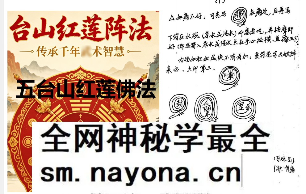 红莲武法《五台山红莲佛法教》 61页 电子版