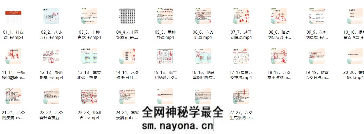 《罗云广直六爻私塾职业课》27集系统视频