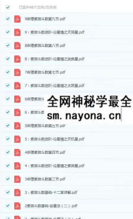 午阳紫薇斗数25集视频+课件