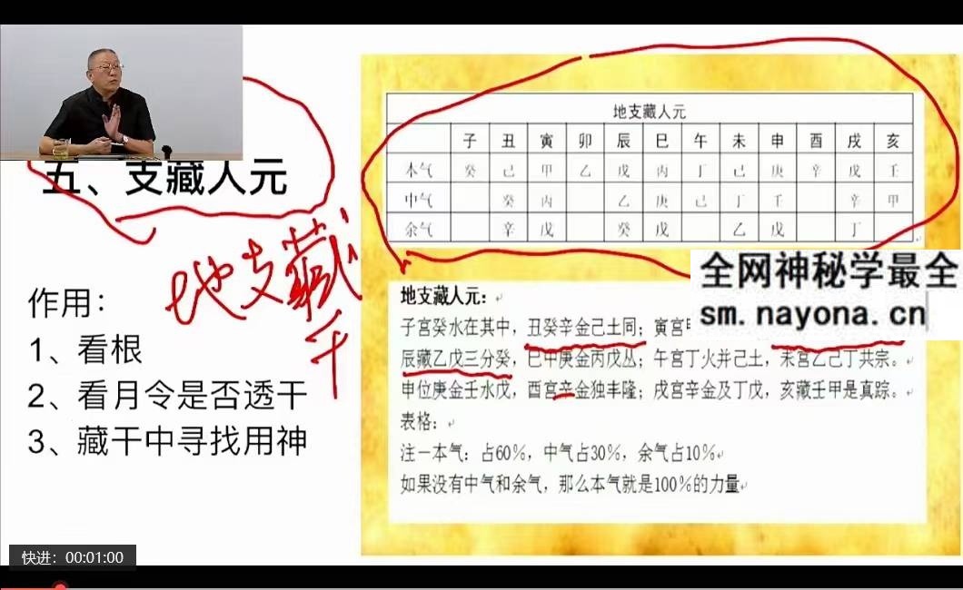 荣庵《四柱八字》（初级+中级+高级）105集视频