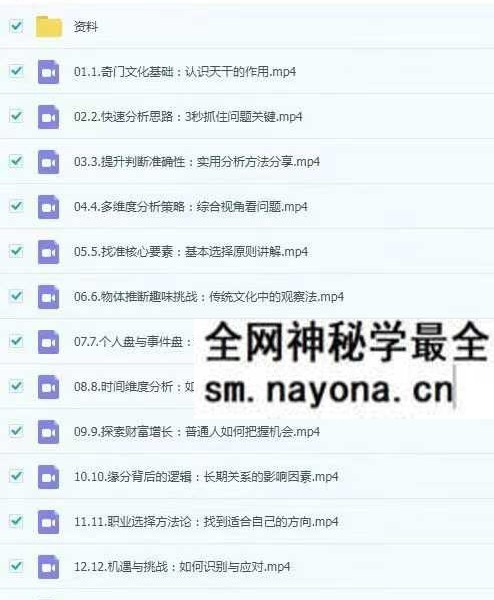 2026年 至阳《古法决策学实战分析》31集+课件（全套含运筹）