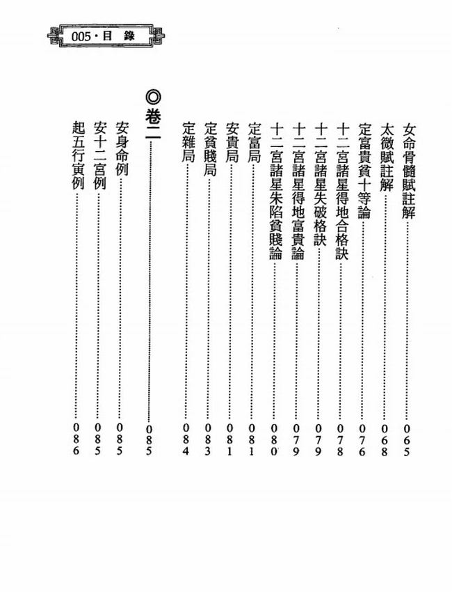 紫微斗数全书(进源版)陈希夷插图 紫微斗数全书(进源版)陈希夷插图