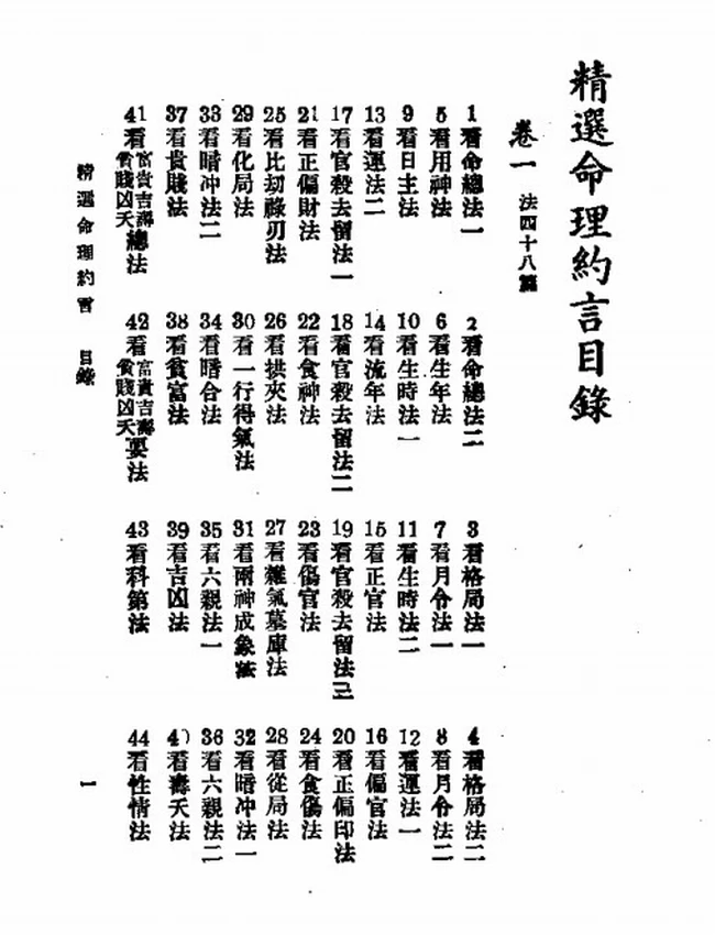 陈素庵 – 命理约言插图 陈素庵 – 命理约言插图