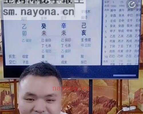 A2323曹老师&陈啸哲-四柱八字快速寻找喜忌用神阴阳五行十神三大核心思路视频1集3小时