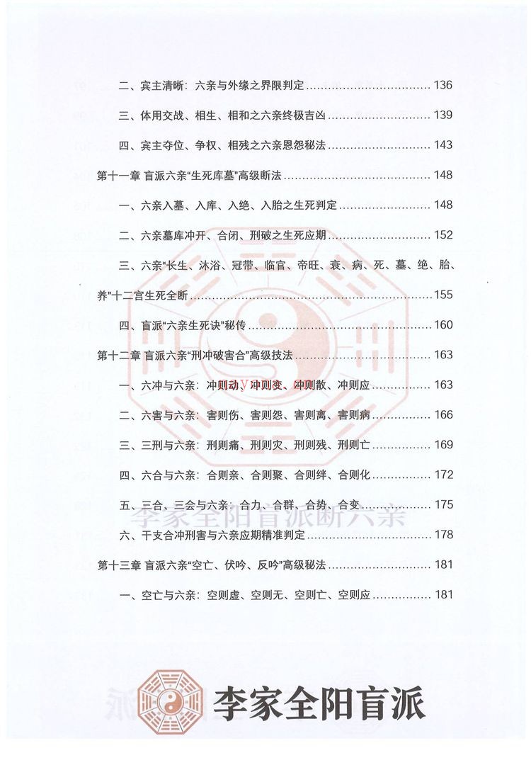 民六亲断《李家全阳盲派六亲断弟子班秘训书籍》PDF电子书（792页）