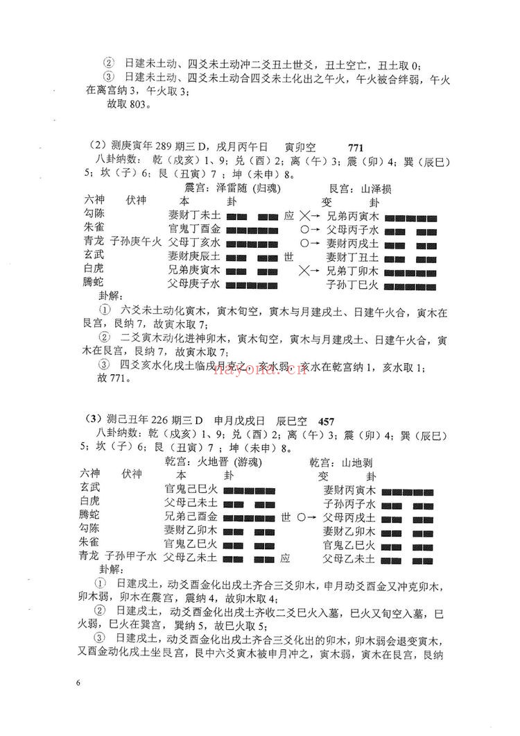 系列教材《六爻预测彩票3D》PDF电子书（83页）