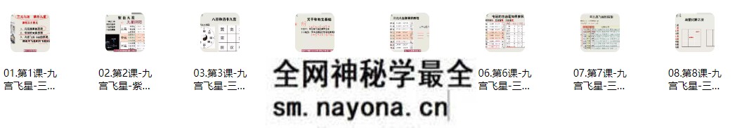 2604252 文玥《九宫飞星》 三元九运的原理 九星化解视频8集Y