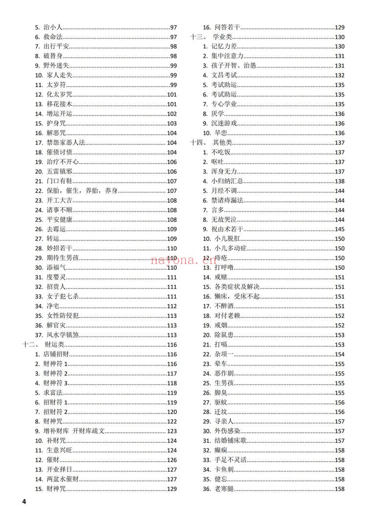 《剑指祝由小妙招法术分享》PDF电子书（158页）