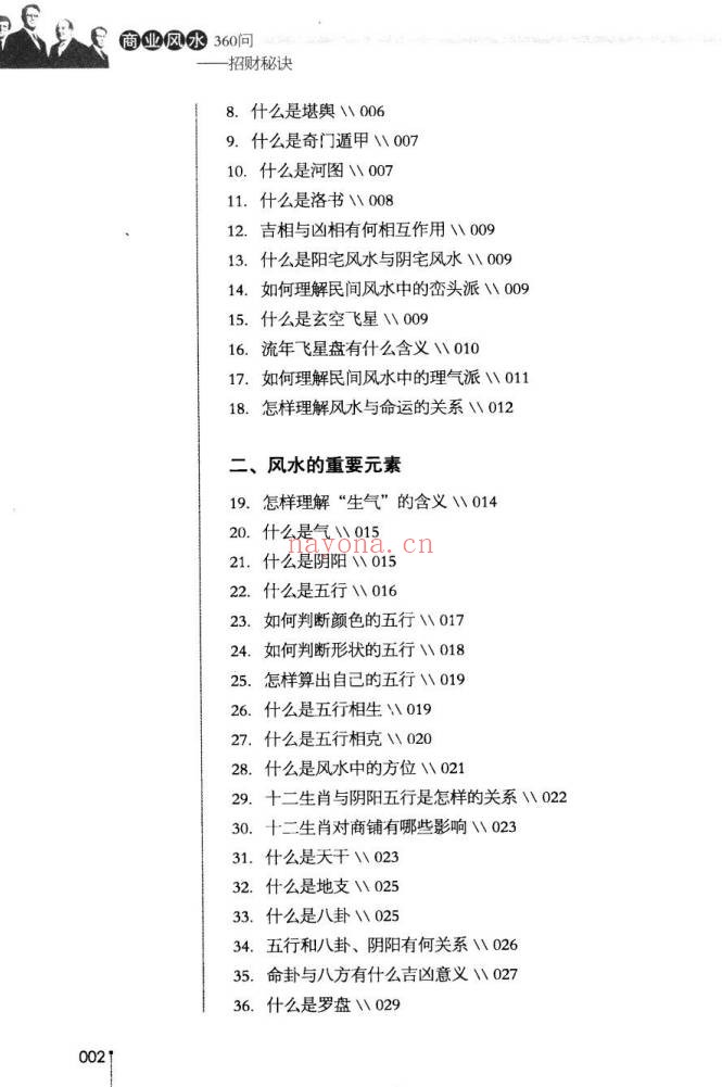 董易奇商业风水360问招财秘笈253页PDF 风水教程