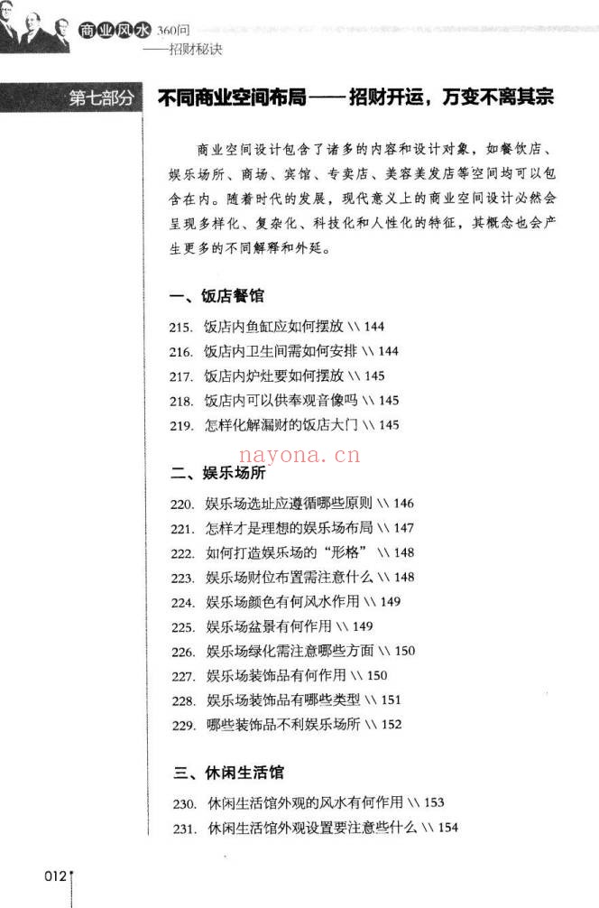 董易奇商业风水360问招财秘笈253页PDF 风水教程