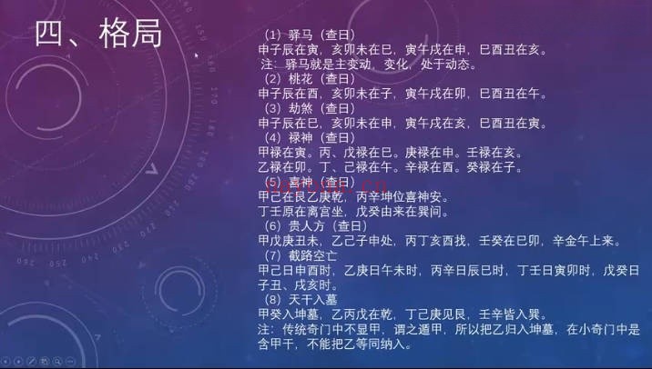 神易玄机易学堂玄派小奇门10集视频 小奇门教程