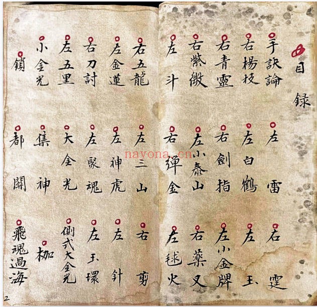 玄门七十二手诀正一天师秘传手诀43双面PDF
