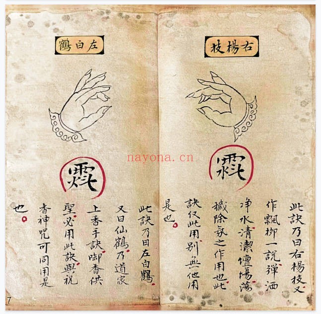 玄门七十二手诀正一天师秘传手诀43双面PDF