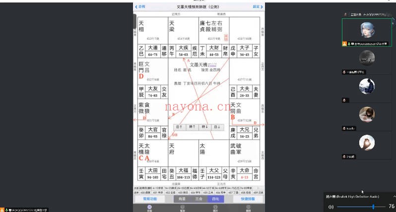 白衣紫微斗数30集视频+笔记文档 紫微教程