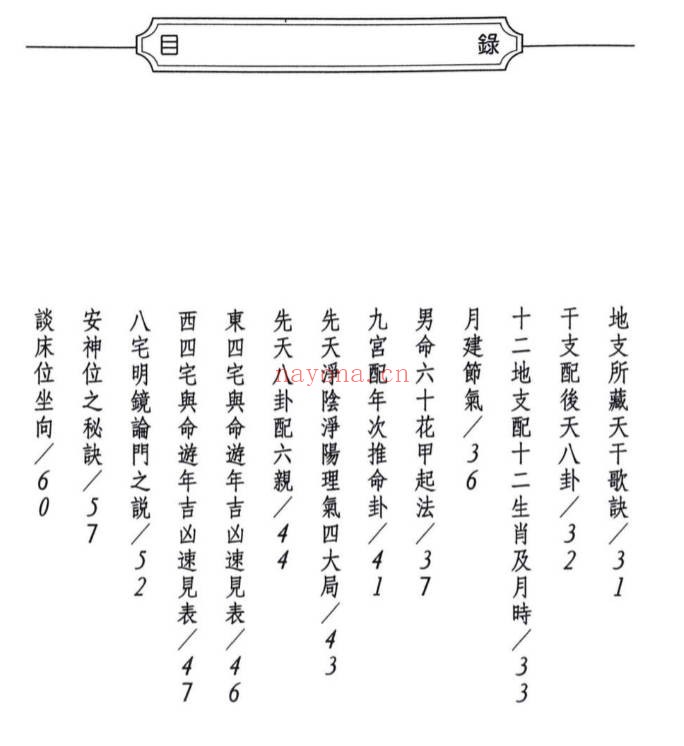 许归地理阳宅水法264页PDF 阳宅水法教程