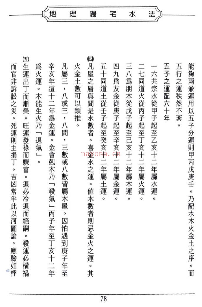 许归地理阳宅水法264页PDF 阳宅水法教程