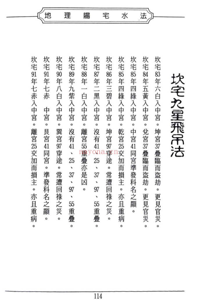 许归地理阳宅水法264页PDF 阳宅水法教程