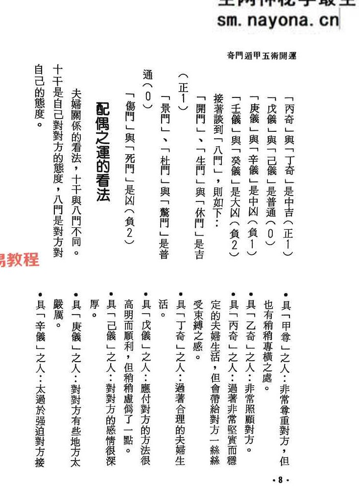 奇门遁甲五术开运.pdf  高阳堂 270页 完整版