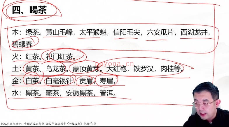不工四柱八字命理特训营4集视频+文档 八字教程