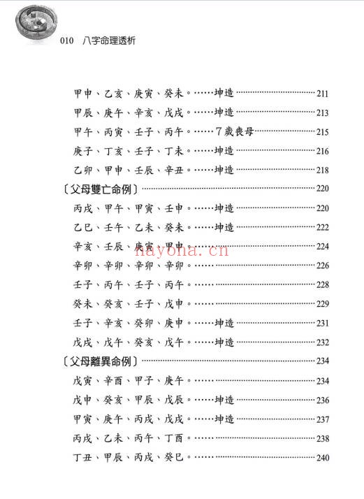 刘贲八字命理透析出身情缘篇358页PDF 八字教程