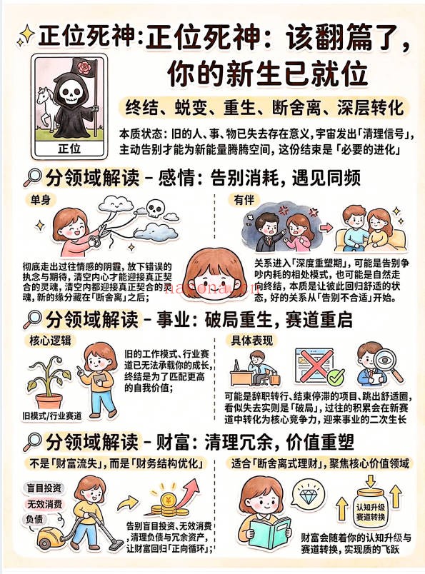 梧桐塔罗知识库78张塔罗牌趣味解读143页PDF