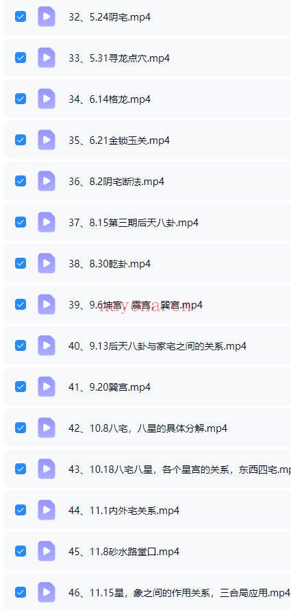 李文曾家宅环境实操班91集视频+455页讲义 阳宅风水