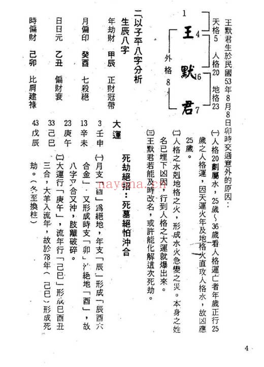 黄春霖天机派姓名学414页PDF 姓名学教程