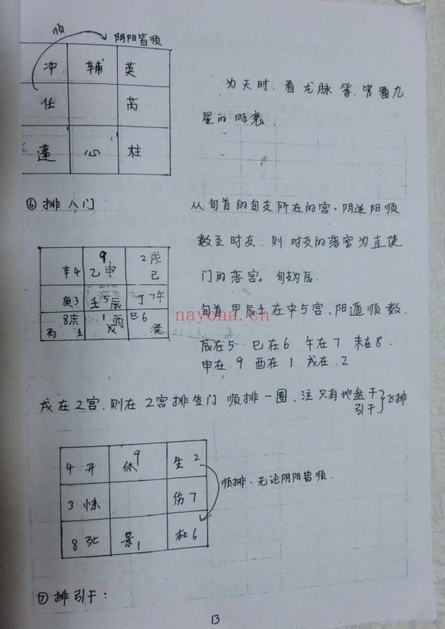 奇门高级心法拍照版64页PDF 奇门遁甲秘法