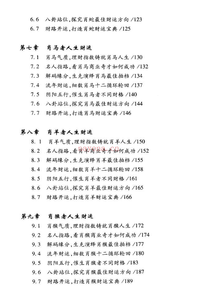 十二生肖运程与人生财运规划261页PDF 生肖运势教程
