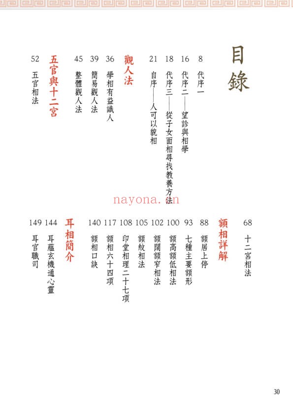 李英才额耳玄机375页PDF 面相学教程