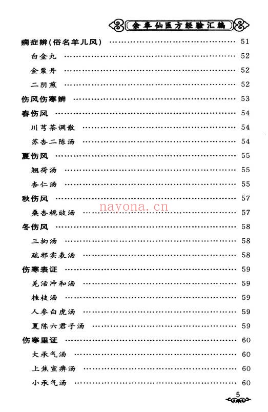 余奉仙医方经验汇编148页PDF 中医验方集