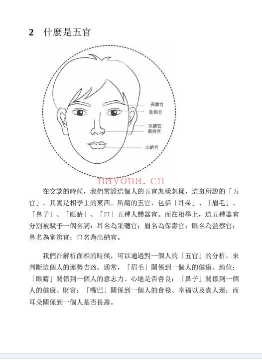 南宫雅岚图解面相趋吉避凶198页PDF 面相学教程