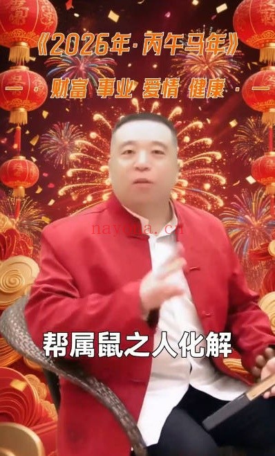 谷晟阳2026年各生肖财富事业爱情健康断12集视频