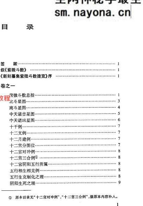 新刻纂集紫微斗数捷览 冯一 吴艳明 点校(含书签) .pdf 238页