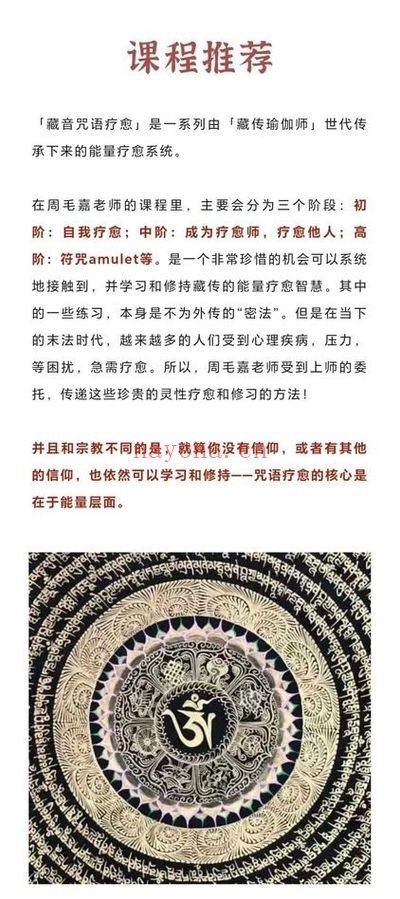 藏音咒语疗愈工作坊初阶入门课23节视频 藏音疗愈