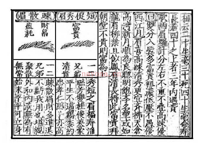风鉴秘旨古本49页PDF 相法秘本