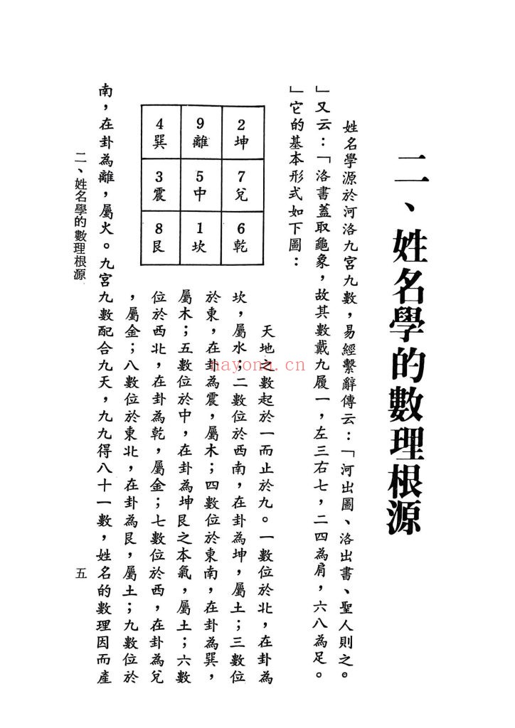《姓名学数理阐微》9