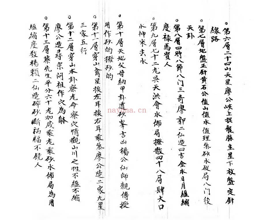 崇桢皇室古法杨曾廖赖传授诀上下册248页PDF