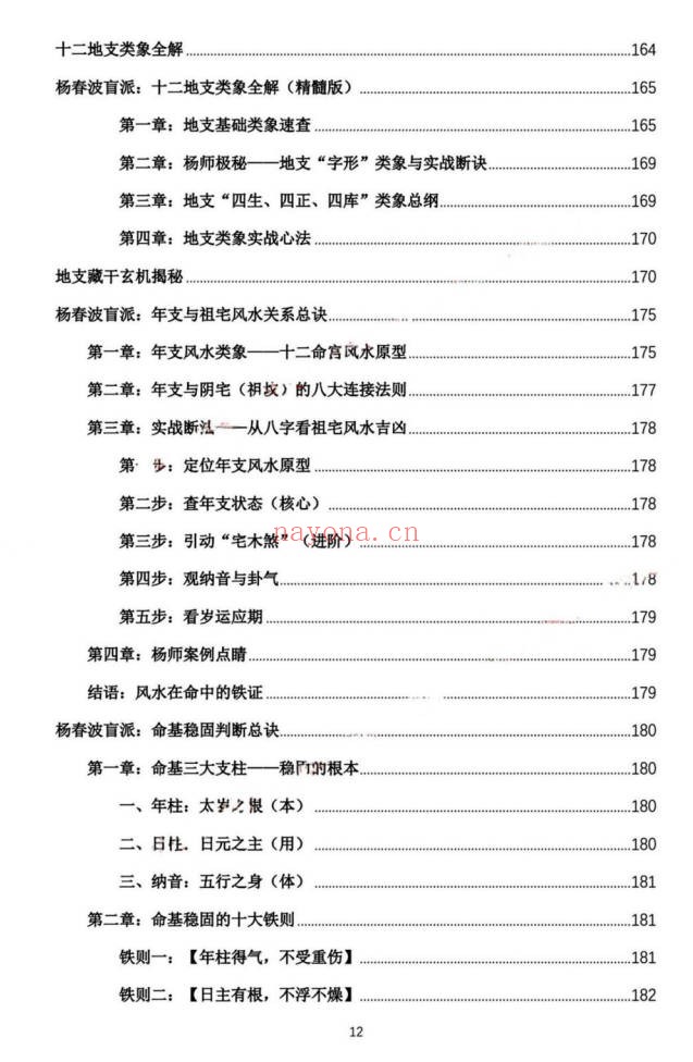 杨春波禄命法盲派真传全解九窍断命法410页PDF